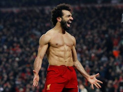 Mohamed Salah in action for Liverpool on January 19, 2020
