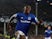 Everton's Moise Kean celebrates scoring their first goal on January 21, 2020