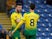 Norwich City's Grant Hanley celebrates scoring their first goal with Mario Vrancic on January 25, 2020