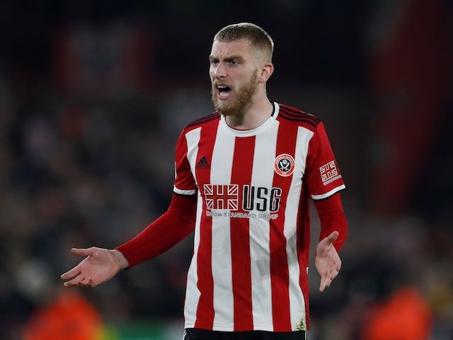 Oli McBurnie plays for Sheff Utd after pulling out of Scotland squad
