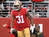 Raheem Mostert in action for the 49ers on January 19, 2020