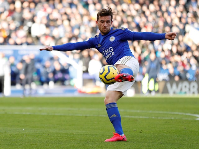 Leicester City's Ben Chilwell in action on February 1, 2020