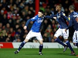 Nottingham Forest's Joe Lolley celebrates scoring their first goal on January 28, 2020