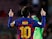 Barcelona's Lionel Messi celebrates scoring their fifth goal on January 30, 2020