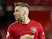 Luke Shaw pictured for Manchester United in February 2020