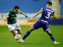 Sheffield Wednesday's Jacob Murphy in action with Wigan Athletic's Antonee Robinson on January 28, 2020