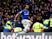 Everton's Theo Walcott celebrates scoring their third goal on February 1, 2020