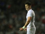 Owen Farrell in action for England on February 8, 2020