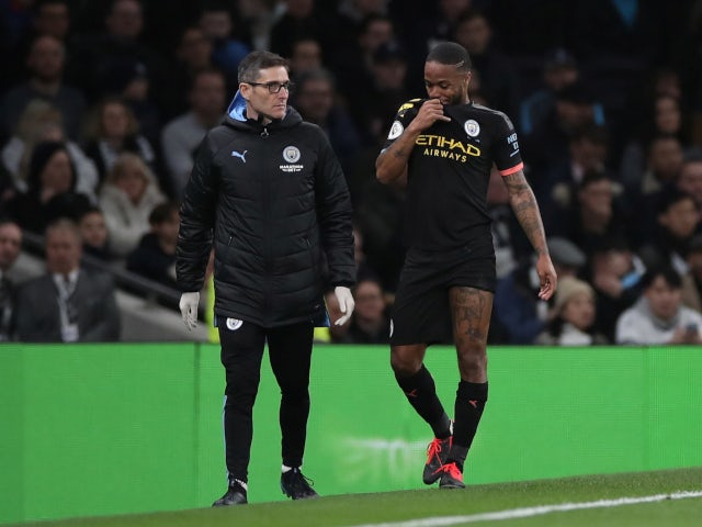 Raheem Sterling ruled out for Manchester City with hamstring injury
