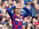 Antoine Griezmann celebrates scoring for Barcelona on February 15, 2020