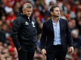 Manchester United manager Ole Gunnar Solskjaer and Chelsea manager Frank Lampard pictured in August 2019