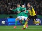 Werder Bremen attacker Milot Rashica in action against Borussia Dortmund on February 4, 2020
