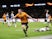 Wolverhampton Wanderers' Diogo Jota celebrates scoring their third goal on February 20, 2020