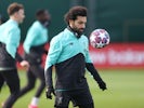 Mohamed Salah during Liverpool training on February 17, 2020