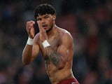 Tyrone Mings in action for Aston Villa on February 22, 2020