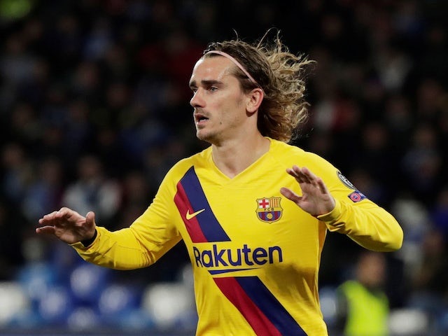 Antoine Griezmann earns Barcelona away draw at Napoli