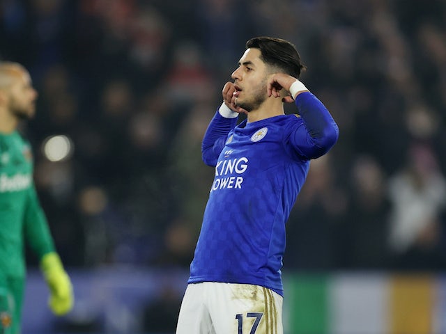 Ayoze Perez in action for Leicester City on January 22, 2020