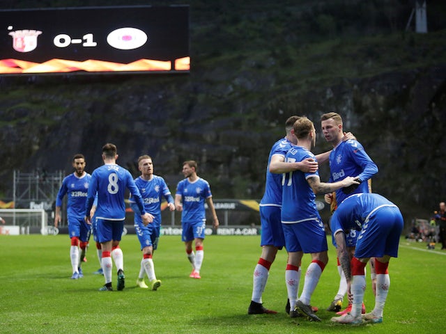 Ryan Kent scores winner as Rangers beat Braga to reach Europa League last 16