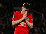 Manchester United's Daniel James reacts on February 27, 2020