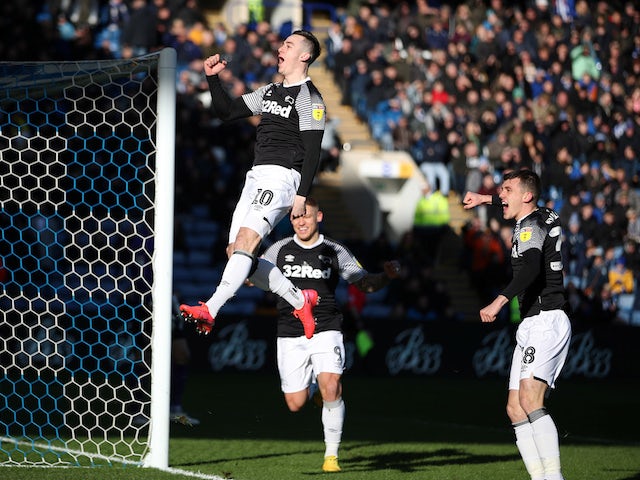 Tom Lawrence bags brace as Derby win at Wednesday