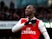 Arsenal striker Eddie Nketiah celebrates scoring on February 23, 2020