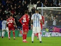 Huddersfield Town's Karlan Grant scores their second goal from the penalty spot on February 25, 2020