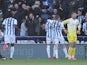 Huddersfield Town's Karlan Grant celebrates scoring their first goal on February 29, 2020