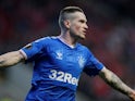 Rangers' Ryan Kent celebrates scoring their first goal on February 26, 2020