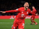 Bayern Munich's Serge Gnabry celebrates scoring their second goal on February 25, 2020