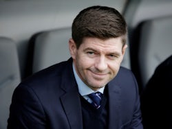 Rangers manager Steven Gerrard before the match on February 26, 2020