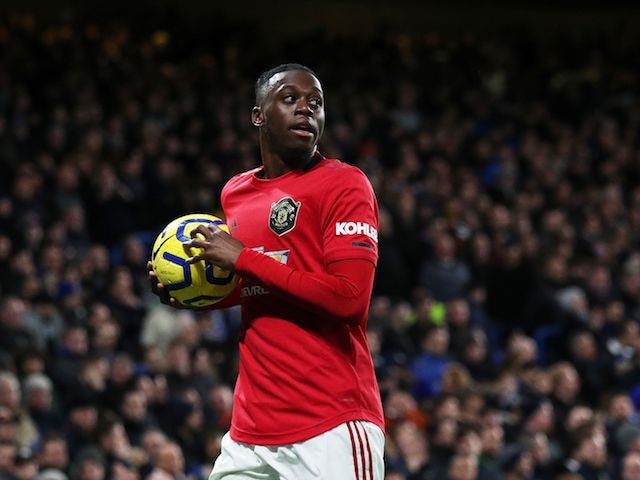Manchester United defender Aaron Wan-Bissaka pictured in February 2020