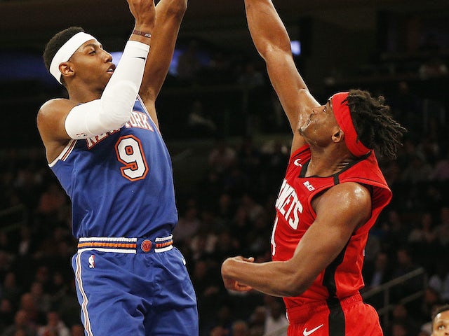 NBA roundup: RJ Barrett leads New York Knicks to surprise win over Houston Rockets