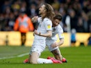 Luke Ayling celebrates scoring for Leeds United on March 7, 2020