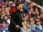 Atletico Madrid manager Diego Simeone pictured in March 2020