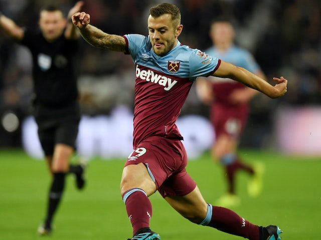 Jack Wilshere in action for West Ham on October 5, 2019