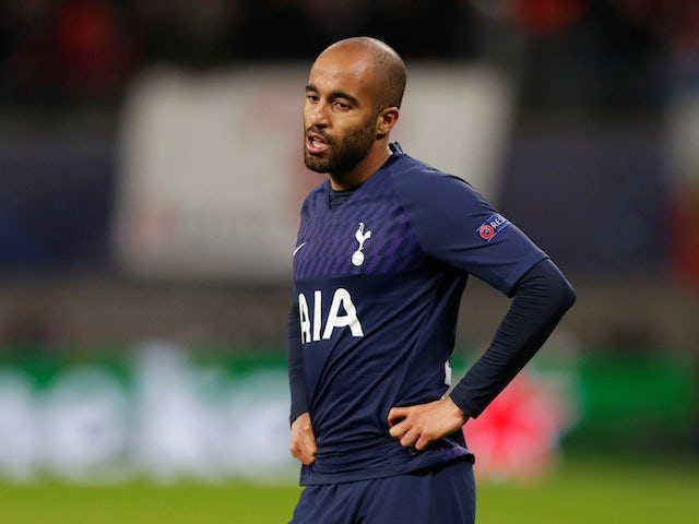 Tottenham Hotspur's Lucas Moura pictured on March 10, 2020