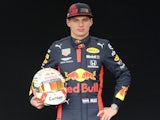 Max Verstappen poses on March 12, 2020