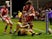Salford Red Devils' Kevin Brown scores their third try on March 13, 2020