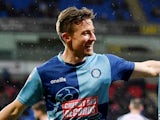 David Wheeler pictured for Wycombe Wanderers in February 2020