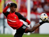 Rennes youngster Eduardo Camavinga pictured ahead of a Europa League match in September 2019