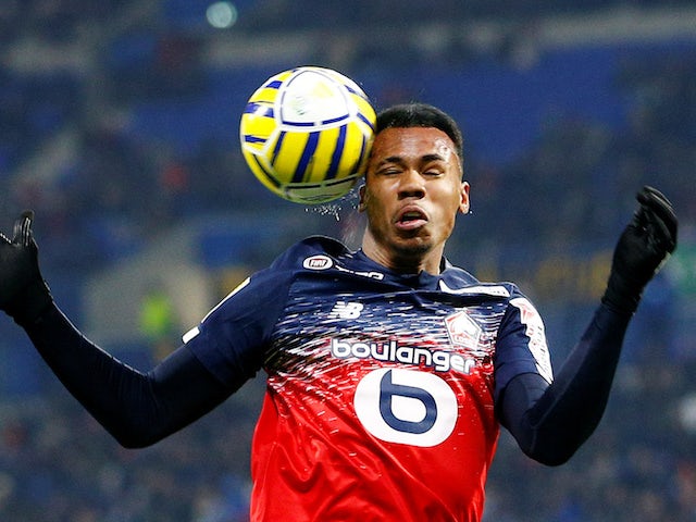 Lille's Gabriel in action in January 2020
