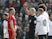Liverpool's Steven Gerrard is shown a red card by referee Martin Atkinson in 2015