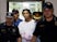 Ronaldinho handcuffed and escorted by police at the Supreme Court of Paraguay in March 2020