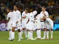 England players look dejected after losing a penalty shootout to Italy at Euro 2012