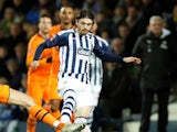 Filip Krovinovic pictured for West Bromwich Albion in March 2020