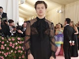 Harry Styles pictured at the Met Gala on May 6, 2019