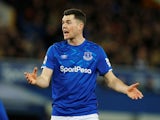 Everton defender Michael Keane pictured in January 2020