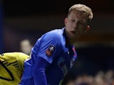 Ross McCrorie pictured in axtion for Portsmouth in March 2020