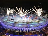 Fireworks erupt during the London 2012 opening ceremony in July 2012