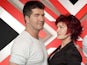 Sharon Osbourne and Simon Cowell in a promo shot for The X Factor